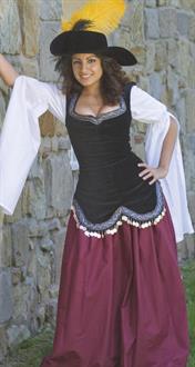 Jeweled Bodice (Jewel Black) Renaissance Collection Adult