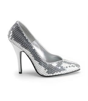 Silver Sequin Adult Shoes