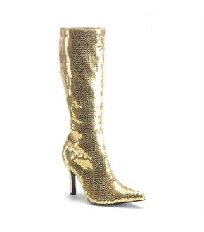 Sequin (Gold) Adult Boots