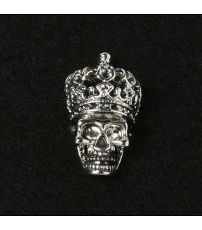 Skull with Crown Ring