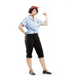 Rosie Riveter Plus Adult Costume