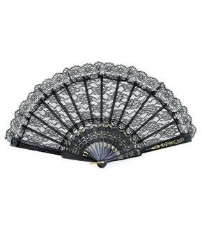 Lace Fan (Black)