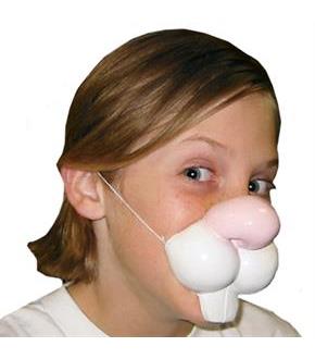 Rabbit Nose with Elastic Band