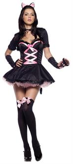 Purrfectly Pretty Kitty Plus Adult Costume