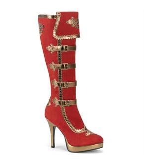 Carnival (Red/Gold) Adult Boots