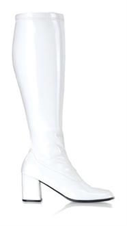 Gogo (White) Adult Boots - Wide Width
