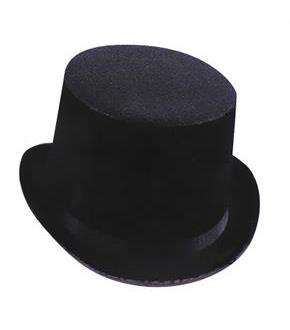 Black Felt Top Hat
