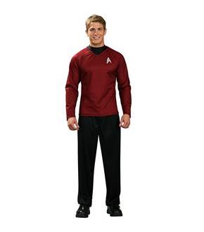 Star Trek Movie (2009) Red Shirt Deluxe Adult Costume
