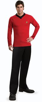 Star Trek Classic Red Shirt Deluxe Adult Costume
