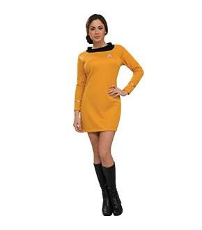 Star Trek Classic Gold Dress Deluxe Adult Costume