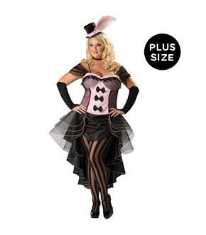 Burlesque Babe Adult Plus Costume