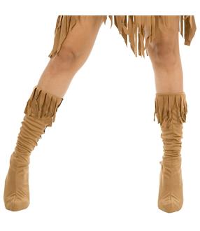 Indian Maiden Suede Adult Boot Covers