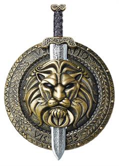 Gladiator Combat Shield and Sword