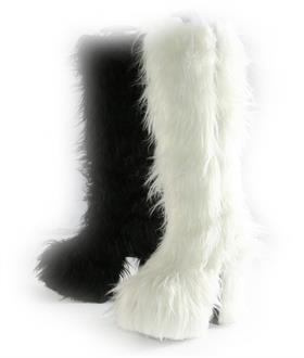 5" Chunky Heel Platform Boot with faux
