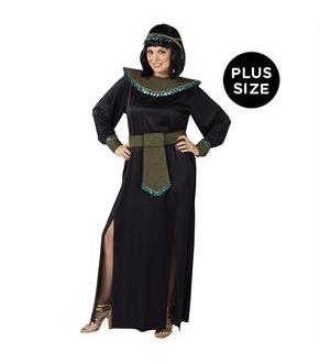 Black/Gold Cleopatra Adult Plus Costume