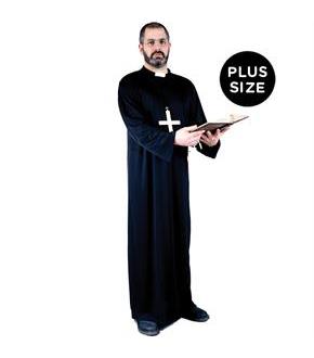 Priest Adult Plus Costume