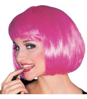 Hot Pink Super Model Wig