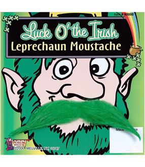 Green Moustache Adult