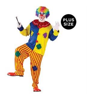 Big Top Clown Adult Plus Costume