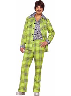 70s Plaid Leisure Suit Adult Costume