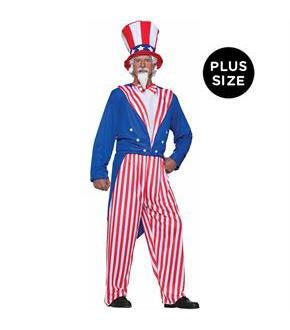 Uncle Sam Adult Plus Costume