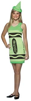 Screamin' Green Crayola Crayon Teen Costume
