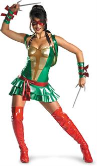 TMNT - Sexy Raphael (Red) Deluxe Adult Costume
