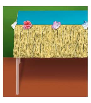 Natural Grass Mini Table Skirt 15" high x 9'