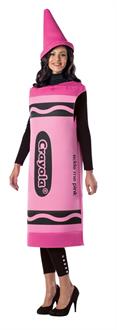 Crayola Tickle Me Pink Crayon Adult Costume