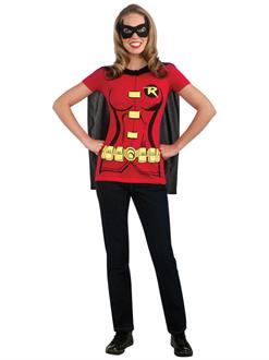 Robin (Female) T-Shirt Adult Costume Kit