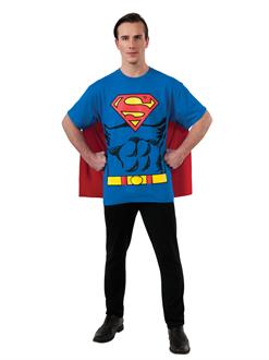 Superman T-Shirt Adult Costume Kit
