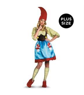 Ms. Gnome Adult Plus Costume