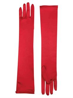 Long Satin Adult Gloves
