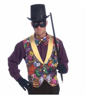 Mardi Gras Vest and Bow Tie Accessory Kit (Adult)