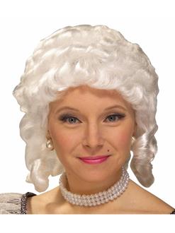 Women's Colonial Adult Wig (White)