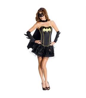 DC Comics Secret Wishes Batgirl Corset Adult Costume