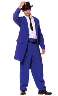 Zoot Suit Blue Adult Costume