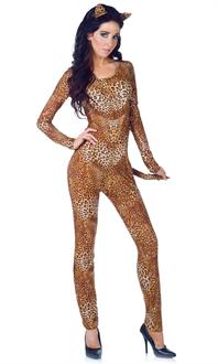Wild Leopard Print Adult Costume
