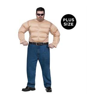 Muscle Chest Shirt Adult Plus Costume