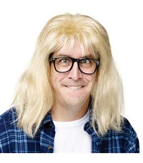 SNL Garth Algar Wig and Glasses Accessory Kit