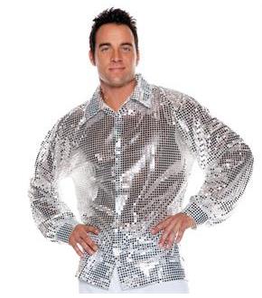 Silver Sequin Shirt Adult