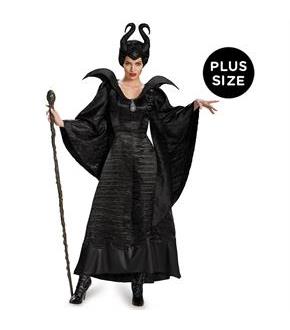 Maleficent Deluxe Christening Black Gown Adult Plus Costume
