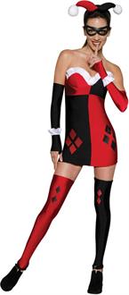 DC Comics Super Villans Harley Quinn Adult Costume