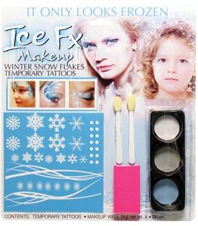 Frozen Snowflakes Tattoo Make up Kit