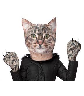 Cat Head & Paws Adult Costume One-Size