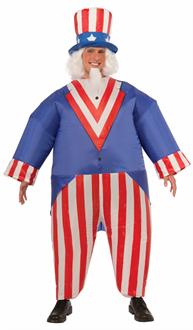 Uncle Sam Infatable Adult Costume