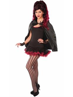 Adult Black Short Cape

