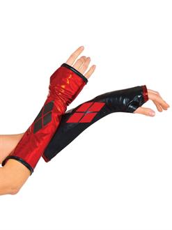 Harley Quinn Fingerless Gloves for Women