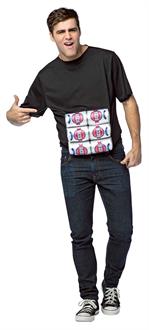 Six Pack Adult T-Shirt