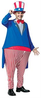 Uncle Sam Adult Hoopster Costume